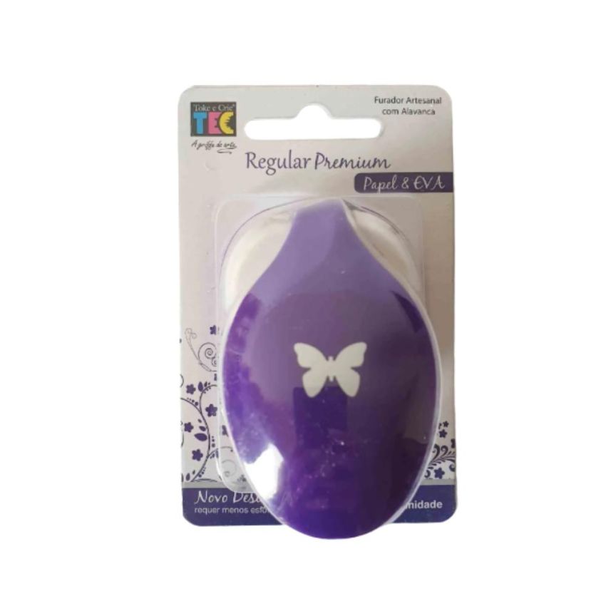 Perfurador Plast Vazador Borboleta Reg.  Toke e Crie