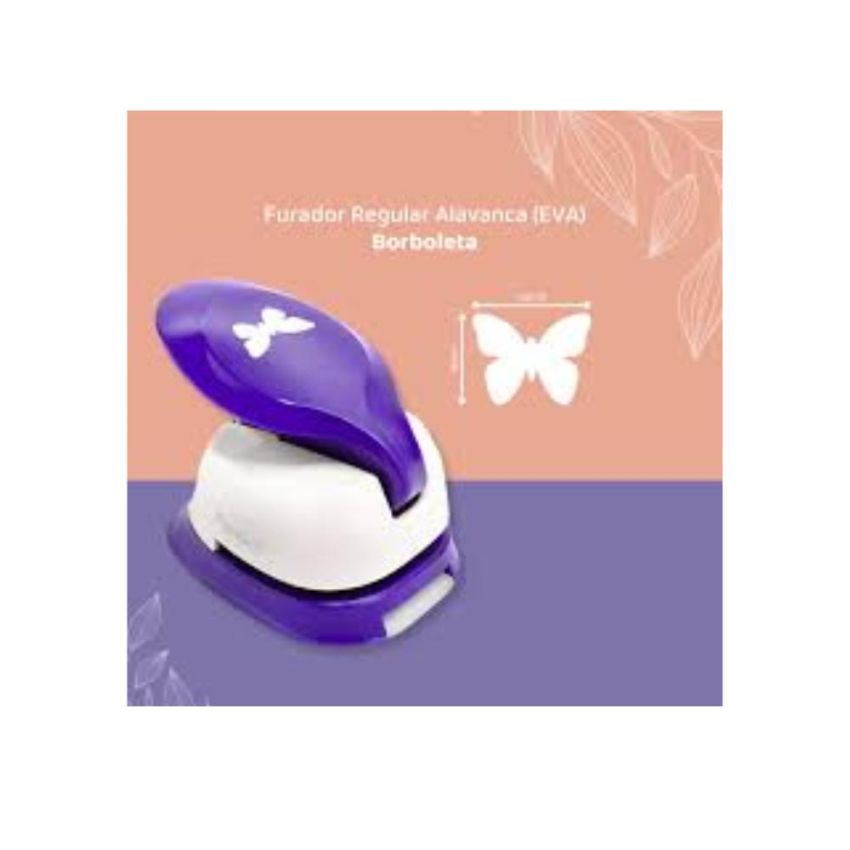 Perfurador Plast Vazador Borboleta Reg.  Toke e Crie