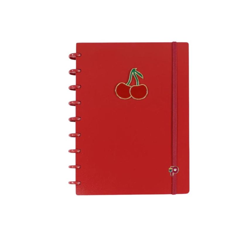 Caderno Chococherry Cereja Medio 80fls Pop Disc