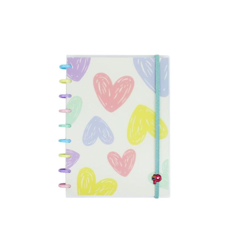 Caderno Decor Flores e Amores Medio 80fls Pop Disc