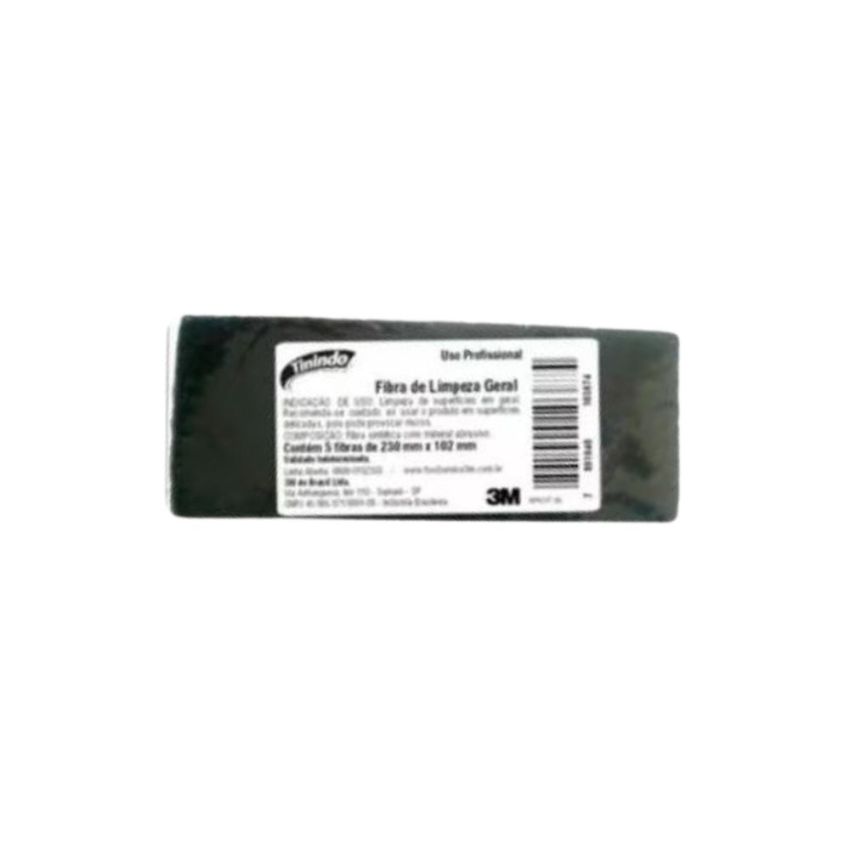 Fibra de Limpeza Uso Geral Verde 102x230x7mm C/6 Uni 3m