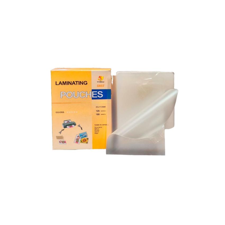 Polaseal p/ Plastificacao 080x110mm 0,05 C/100 Yidu