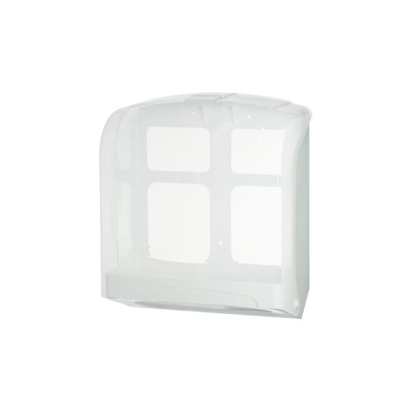 Dispenser Toalheiro p/ Papel Interfolhado 2/3 Dobras Br/vl Ate 500fls Plestin Milleniun