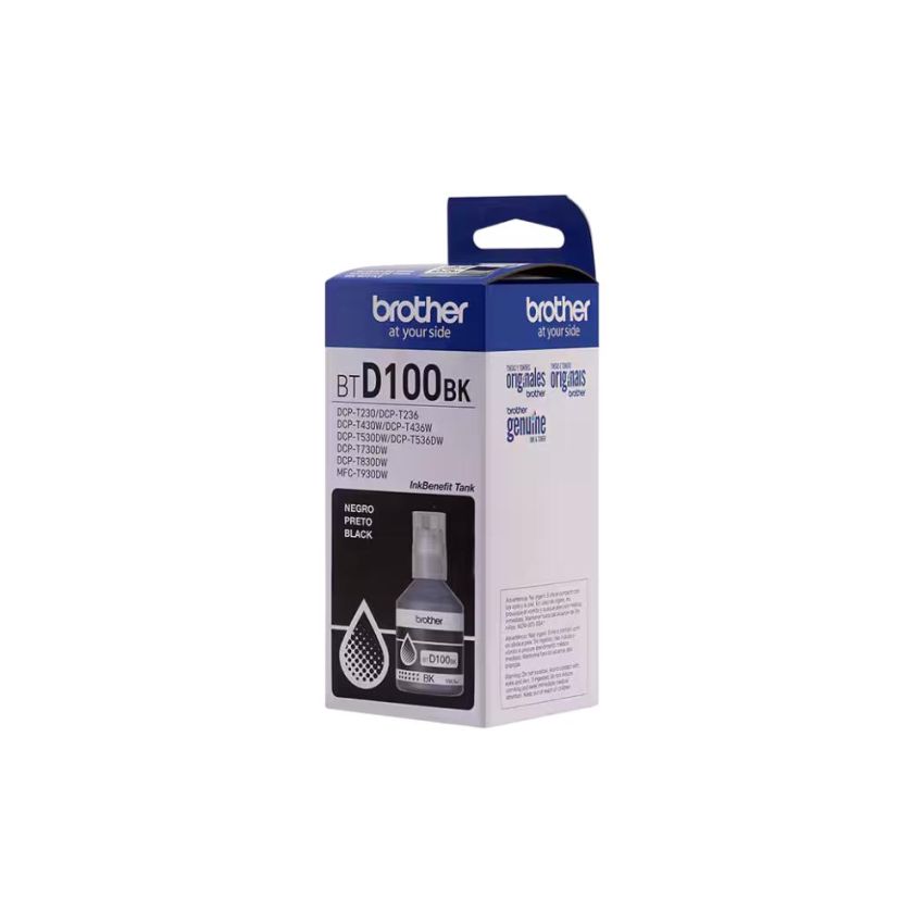 Garrafa de Tinta Preta Btd100bk  Brother