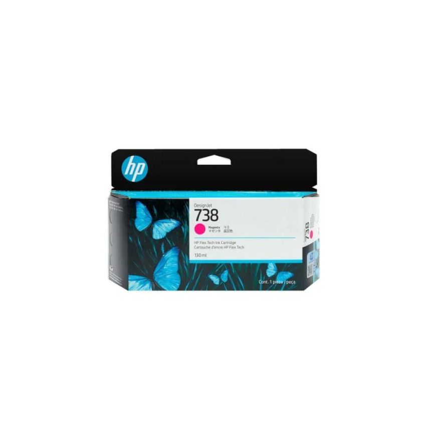 Cartucho de Tinta hp 738 Magenta 130 ml 498n6a