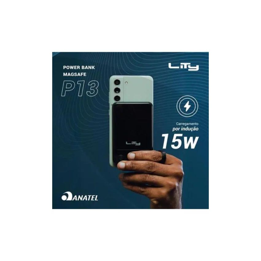 Powerbank Magsafe 10.000 Mah - 20w Potencia P13p - Lity
