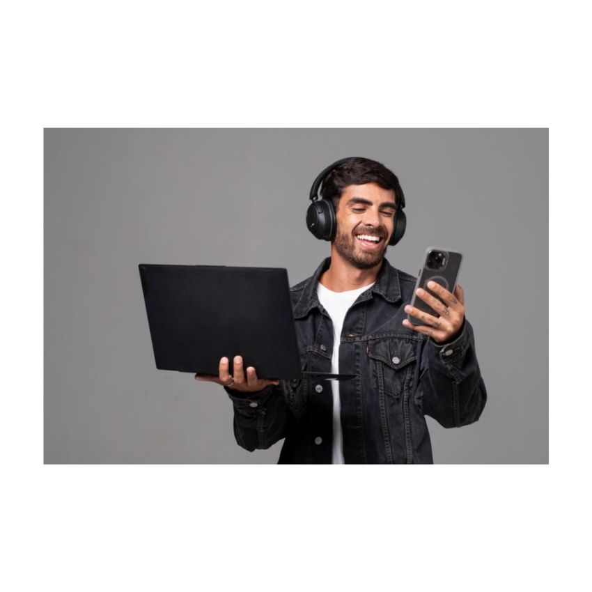 Fone de Ouvido Bluetooth 5.3 - 65 Horas - Anc Hibrido Preto H13p - Lity