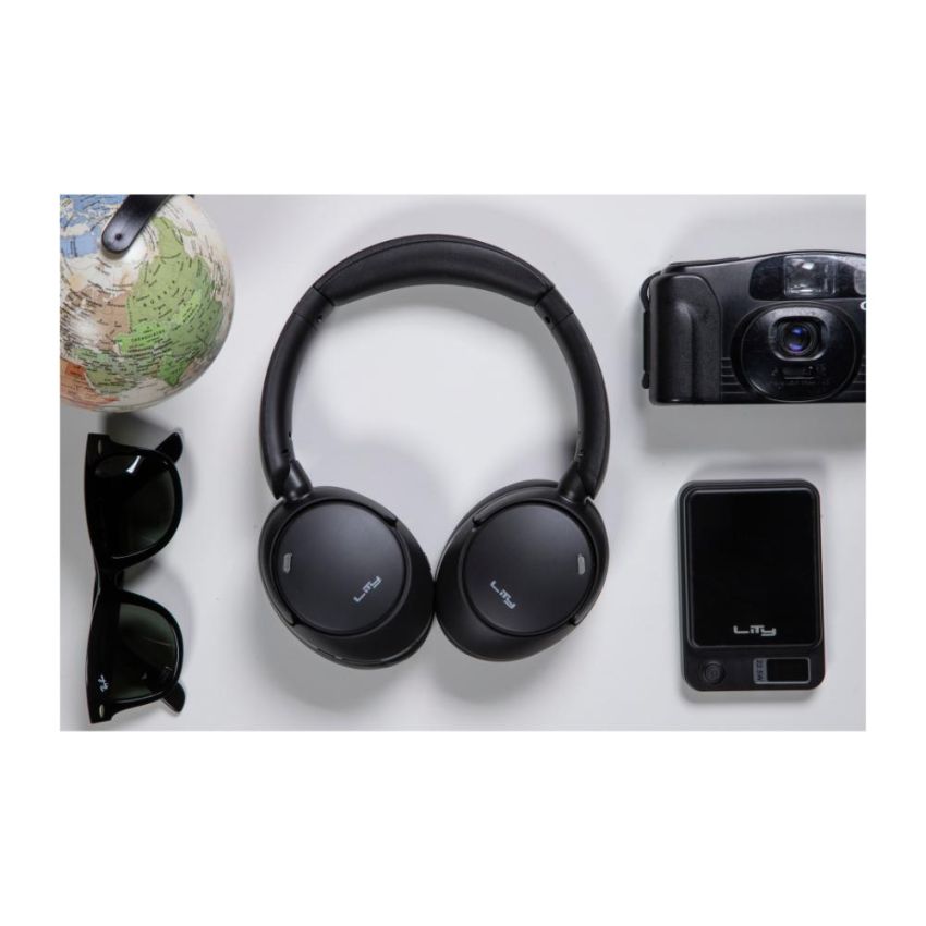 Fone de Ouvido Bluetooth 5.3 - 65 Horas - Anc Hibrido Preto H13p - Lity