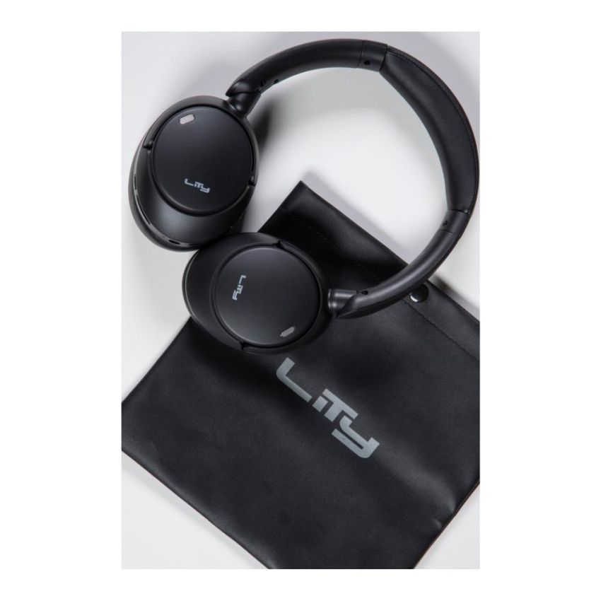 Fone de Ouvido Bluetooth 5.3 - 65 Horas - Anc Hibrido Preto H13p - Lity