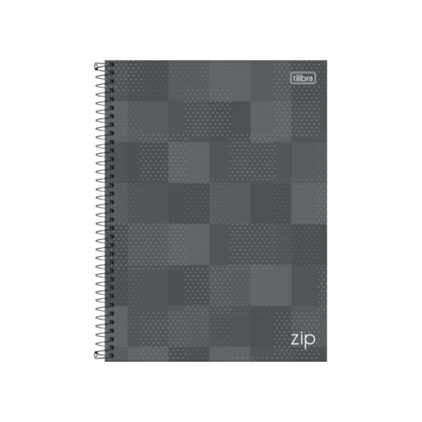 Kit 4 Cadernos Zip Sortido 80 folhas + 1 Agenda Napoli 2025