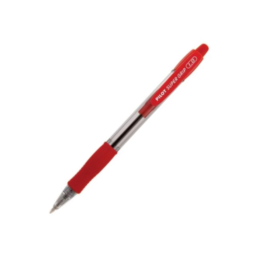 Caneta Esferografica Bps Super Grip Retratil 1.0 Vermelho Pilot
