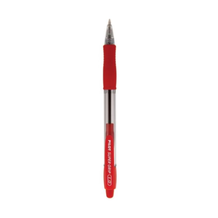 Caneta Esferografica Bps Super Grip Retratil 1.0 Vermelho Pilot