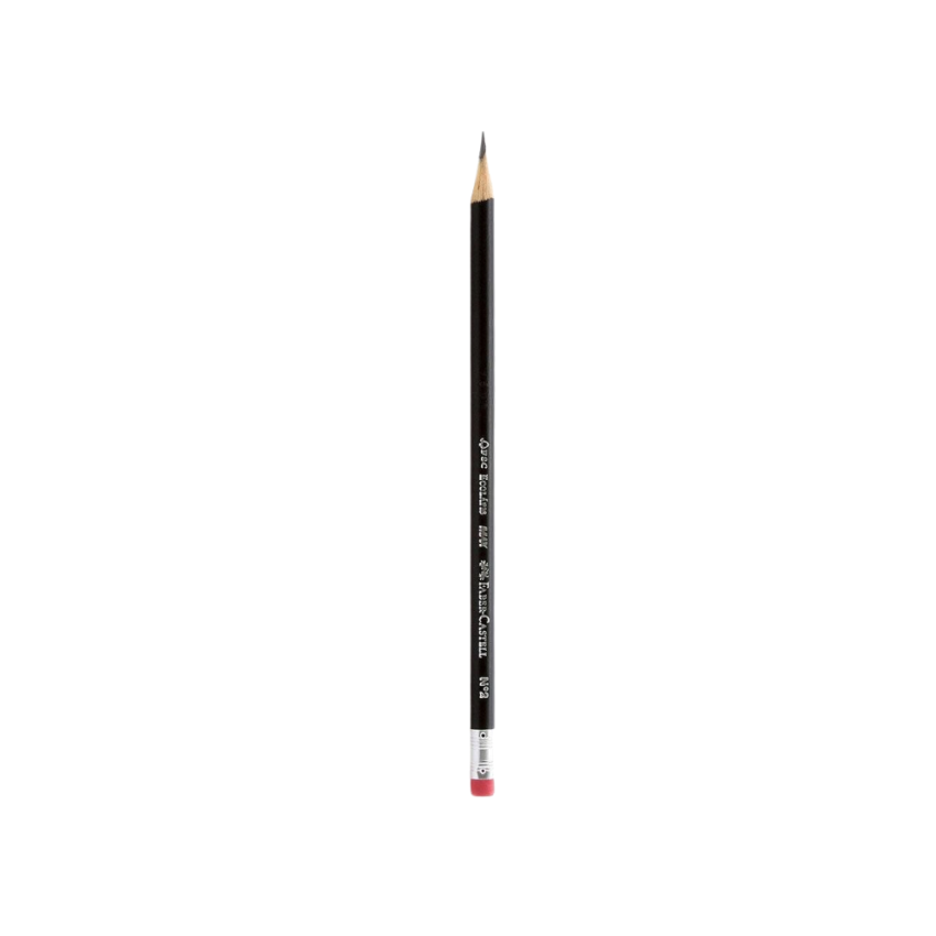 Lapis nº 2 Redondo Preto 1205m/b C/borracha  Faber
