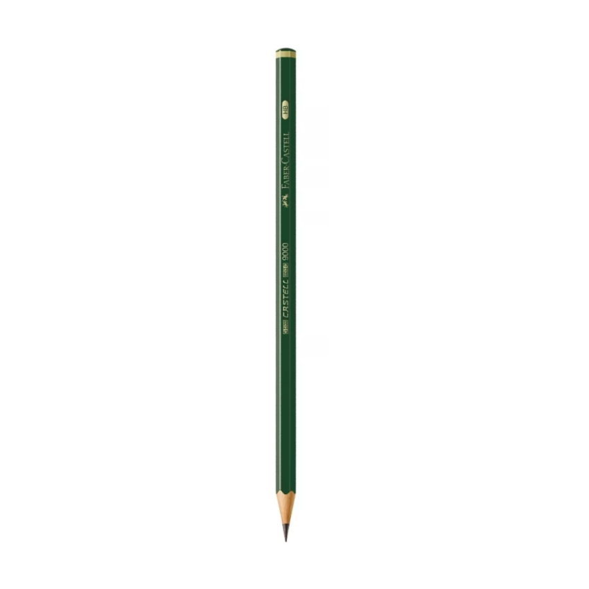 Lapis  Desenho 9000 hb  Sextavado Verde  Faber