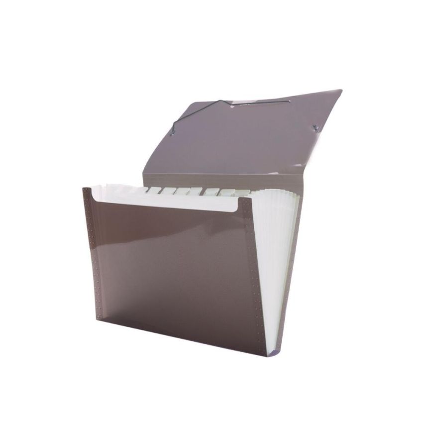 Pasta Sanfonada a4 em pp Line C/12 Divisorias Fume 6079.i Dello