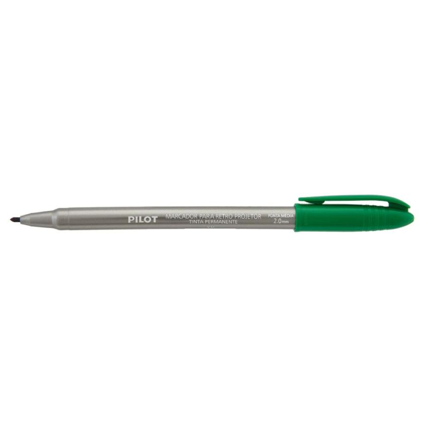Caneta Retro Projetor 2mm Verde Pilot