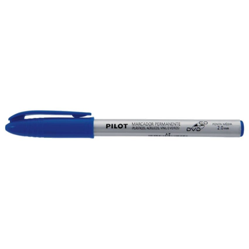 Marcador p/ Cd/dvd 2mm Azul Pilot