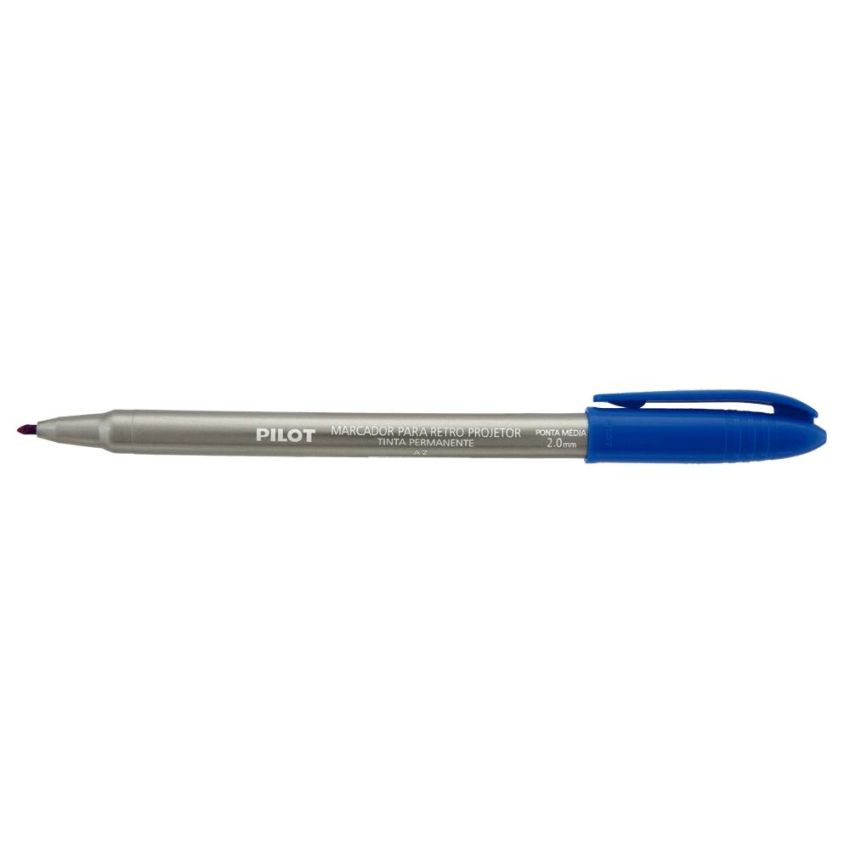 Caneta Retro Projetor 2mm Azul Pilot