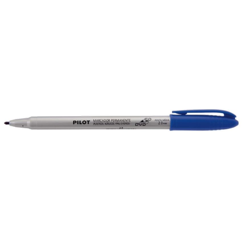 Marcador p/ Cd/dvd 2mm Azul Pilot