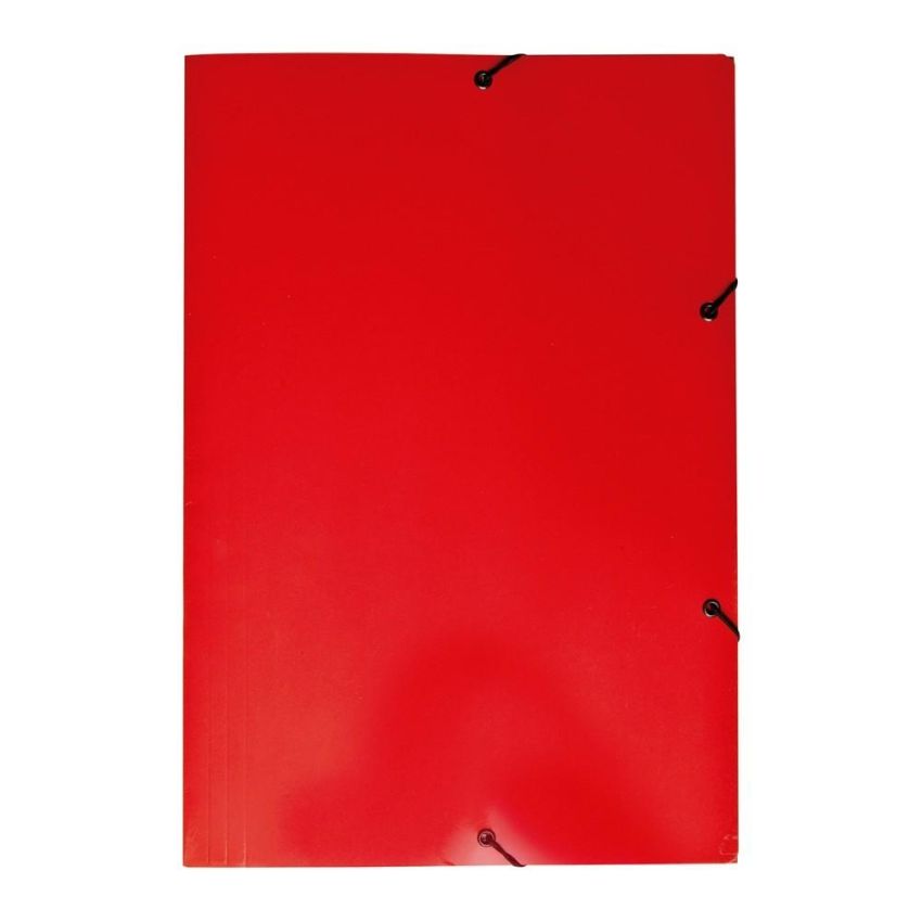 Pasta c/ Aba e Elastico Delloplex Vermelho 0199 Dello