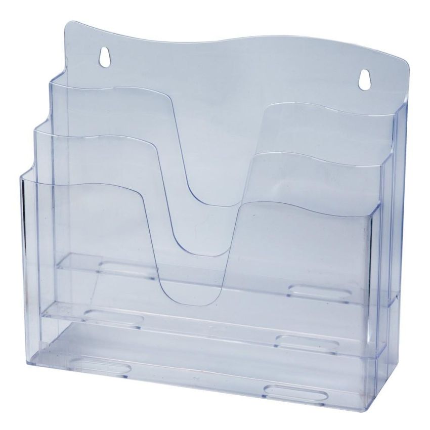 Organizador de Documentos Triplo Dellocolor Cristal 3055.h Dello