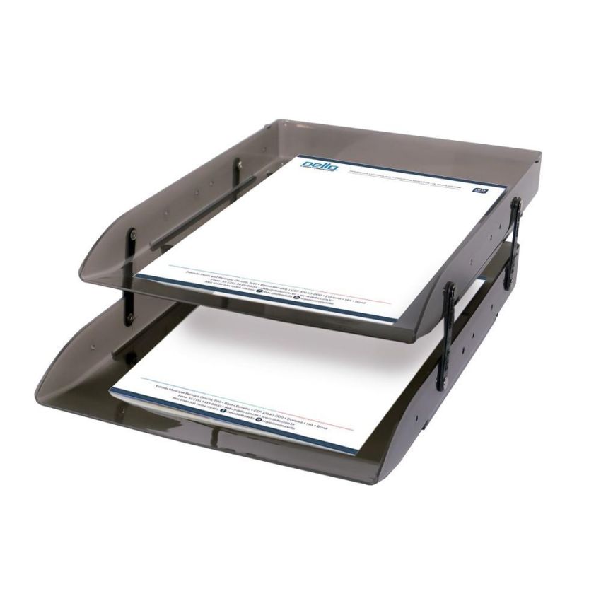 Caixa Correspondencia Articulavel Dupla Fume 3043.i Dello