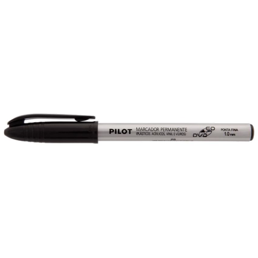 Marcador p/ Cd/dvd 1mm Preto Pilot