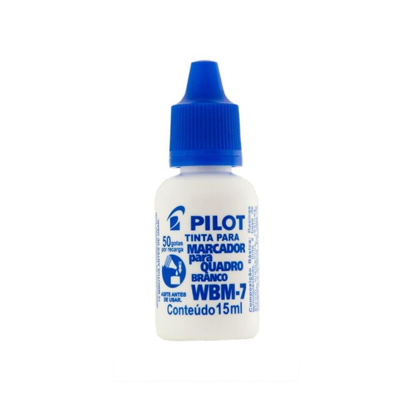 Tinta Para Marcador de Quadro Branco 15 ml Azul Wbm-7 Pilot