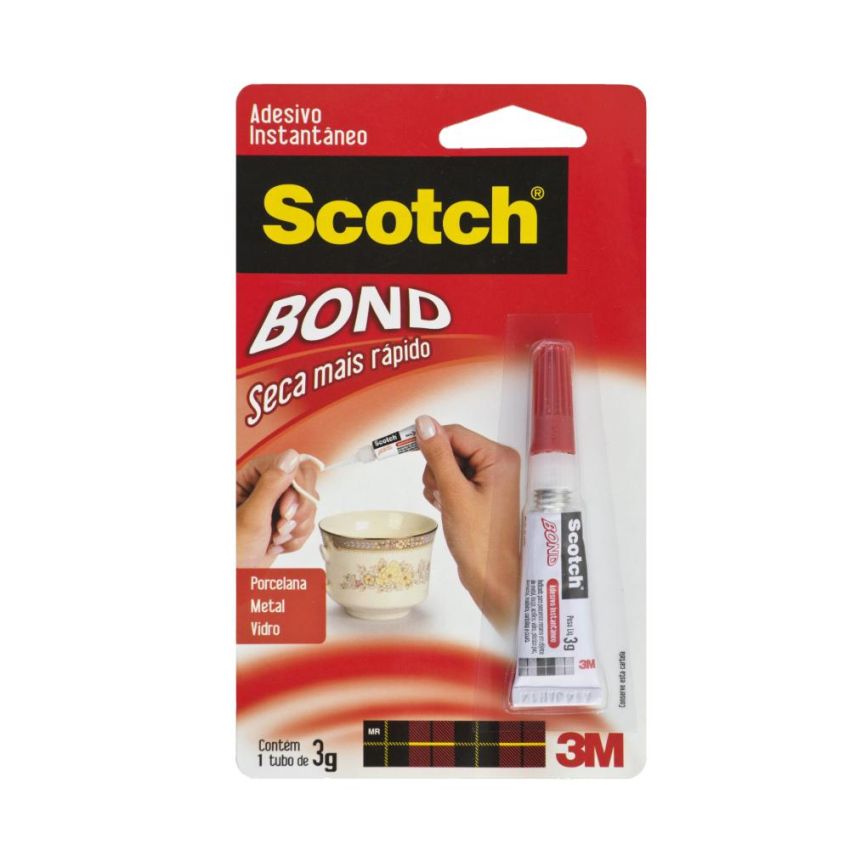 Cola Scoth Bond 3g Instantanea 3m