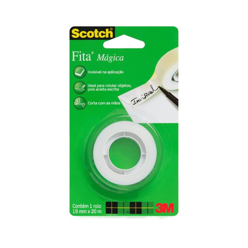 Fita Adesiva Magica Scotch 19mmx20m 3m