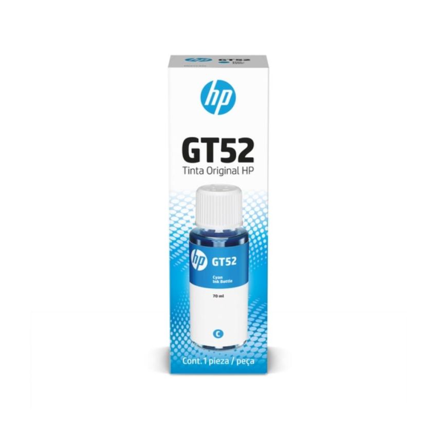Garrafa de Tinta Original hp Gt52 Ciano Ref M0h54al hp