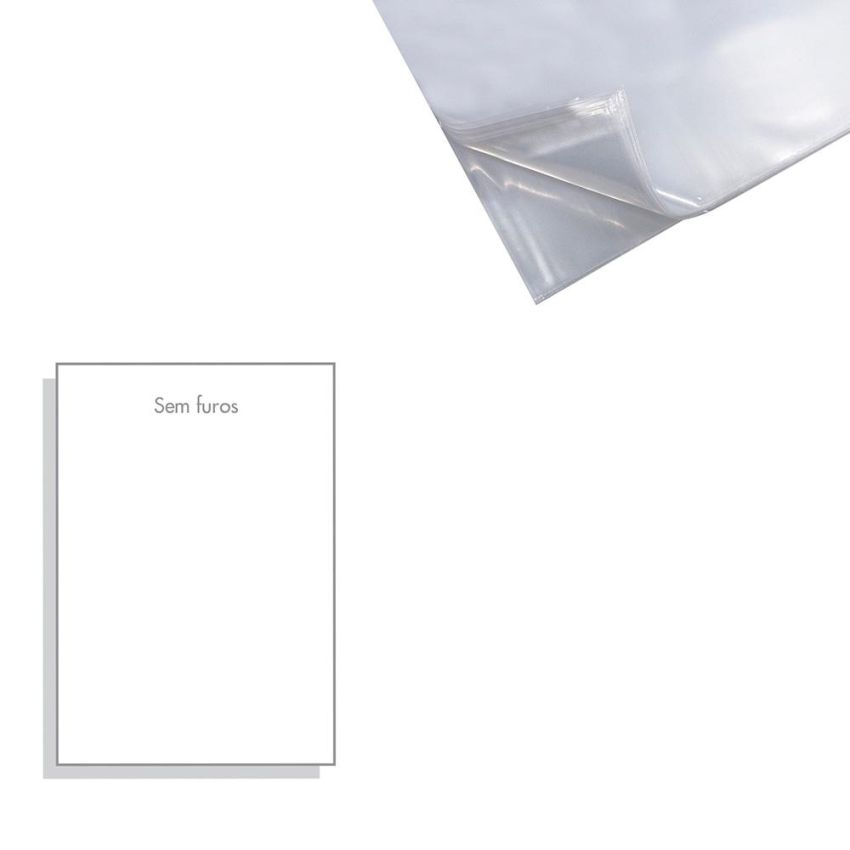 Envelope Plastico Oficio 6mm Sem Furo 100 Unid 006 Acp