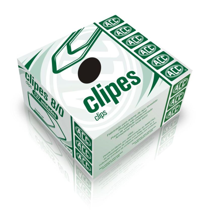 Clips n 8/0 Galvanizado 500 gr  Acc