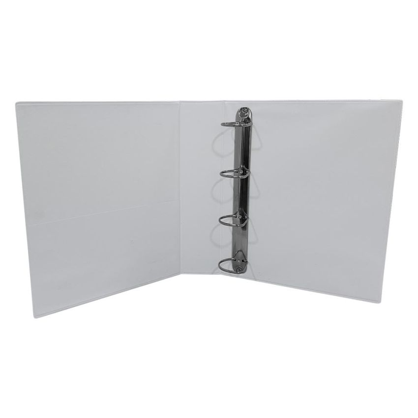 Fichario 4 Argolas 255x340x40mm c/ Rev Branco 3340 Acp