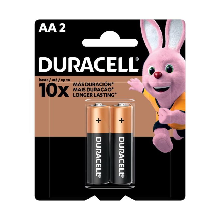 Pilha Alcalina Pequena aa sm 2 Unid Duracell