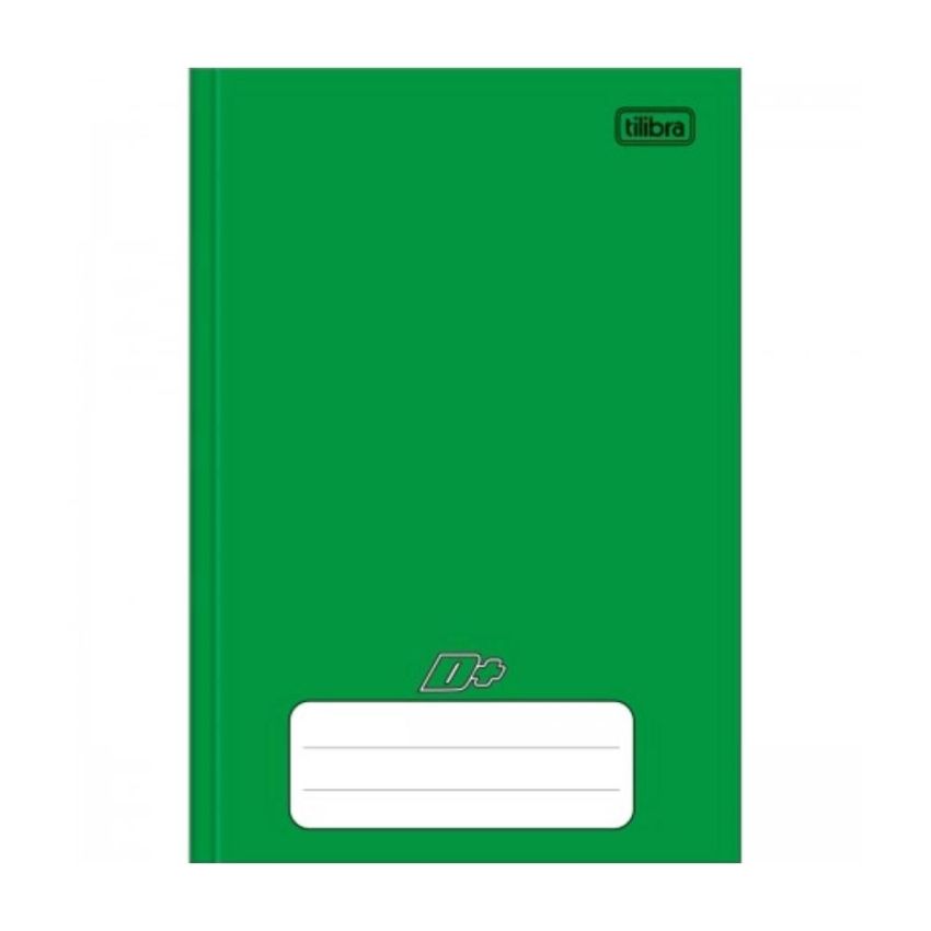 Caderno Brochura 1/4 d+ Capa Dura Verde 96fls 116718 Tilibra