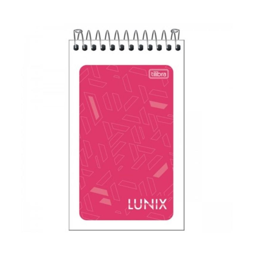 Caderneta Espiral 7,7x12,6cm Lunix 60fls 233374 Tilibra