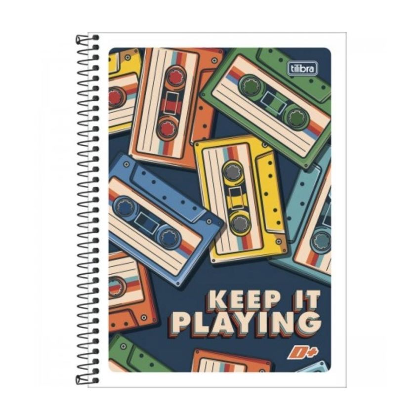 Caderno Espiral Universitario d+ Capa Dura 200 fl 127965  Tilibra