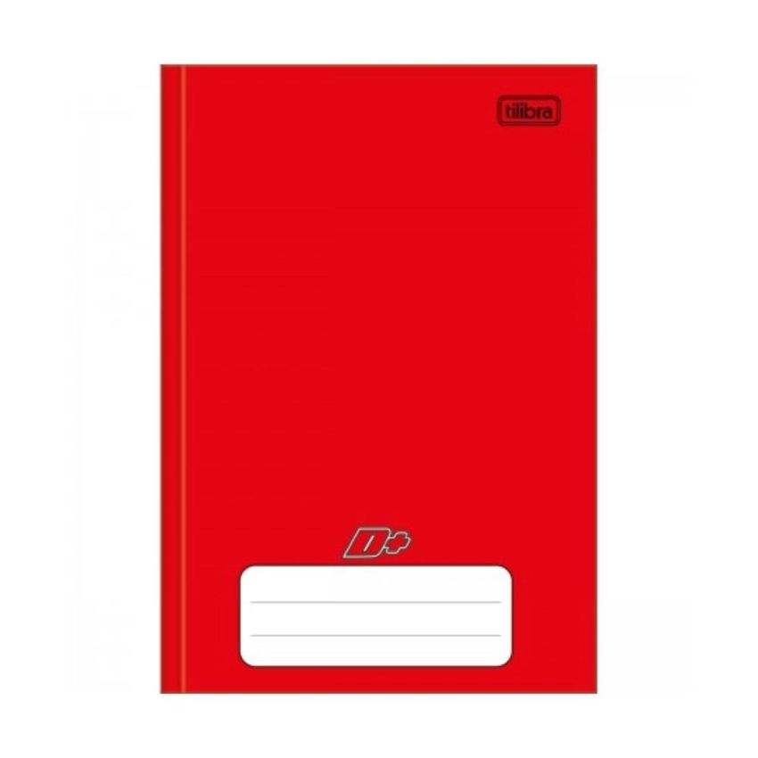 Caderno Brochura 1/4 d+ Capa Dura Vermehlo 96fls 116734 Tilibra