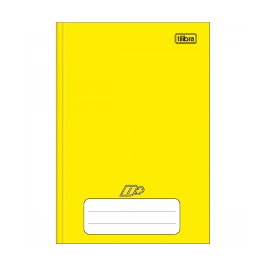 Caderno Brochura 1/4 d+ Capa Dura Amarelo 96fls 116726 Tilibra