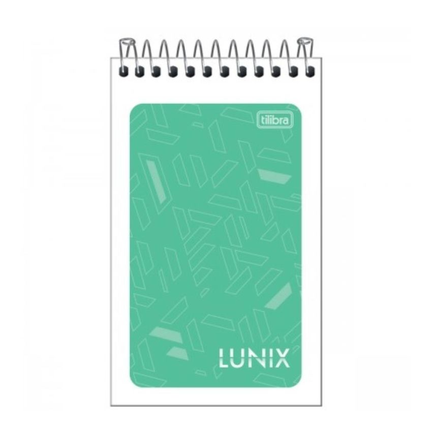 Caderneta Espiral 7,7x12,6cm Lunix 60fls 233374 Tilibra