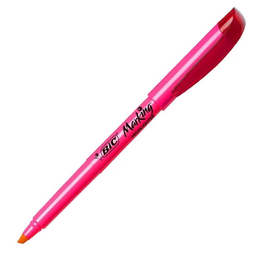 Marca Texto Brite Liner Rosa Bic