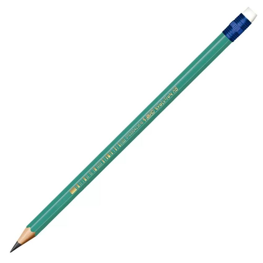 Lapis Evolution Hexagonal c/ Borracha 2hb Bic