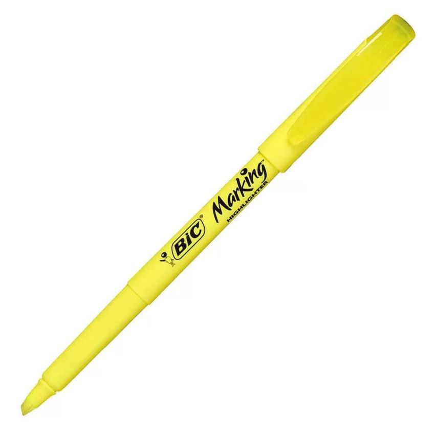 Marca Texto Brite Liner Amarelo Bic