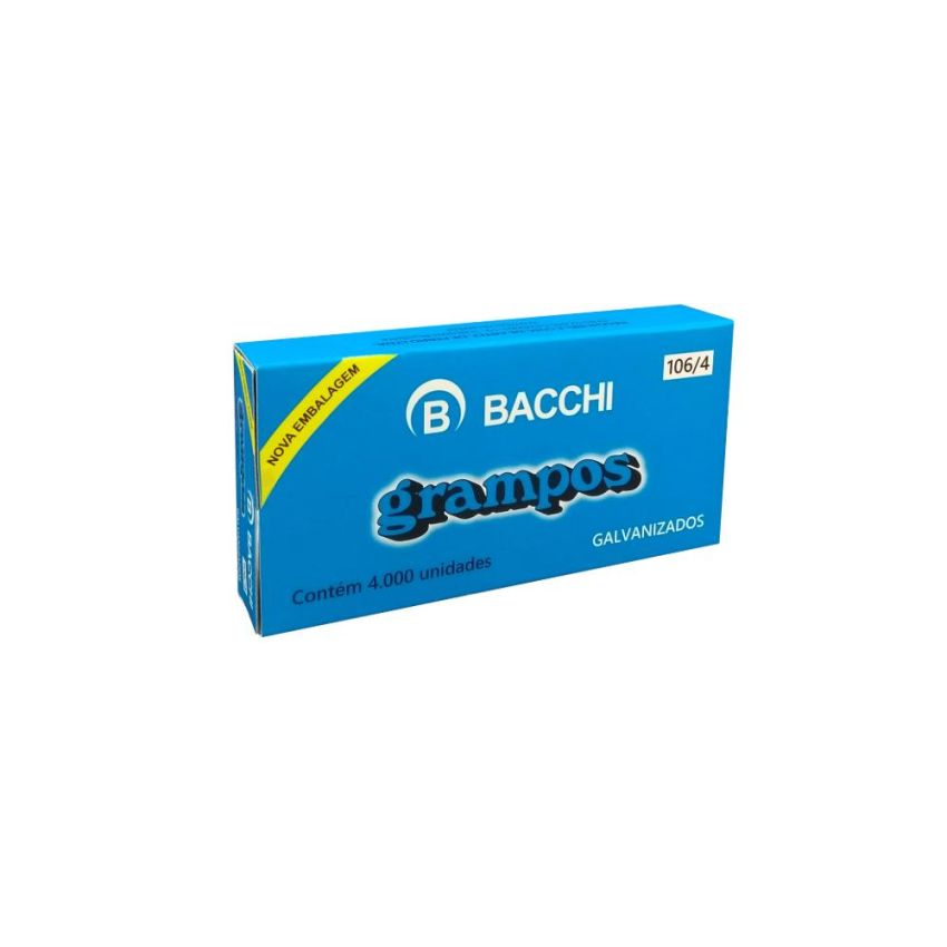 Grampo Rocama 106/4 Galvanizado C/4000  Bacchi