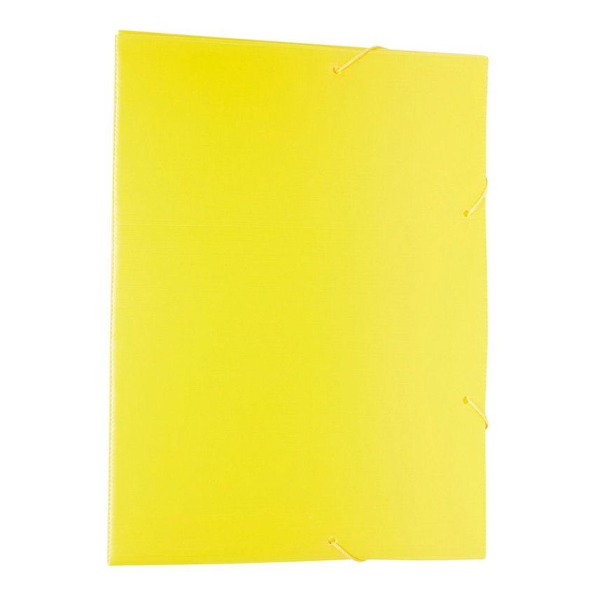 Pasta Novaonda 20mm Oficio Amarelo Ref.202  Polibras