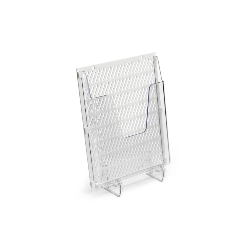 Expositor P/aviso/folheto Branco/transparente Ref 10090002  Waleu