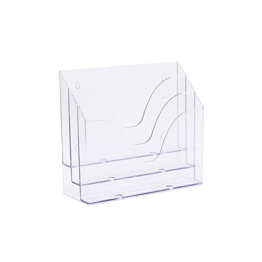 Organizador Triplo Office Cristal Ref 10170008 Maxcril