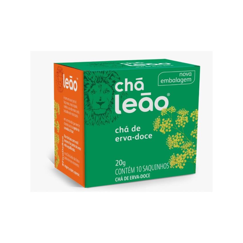 Cha Erva Doce 10 Saches  Leao