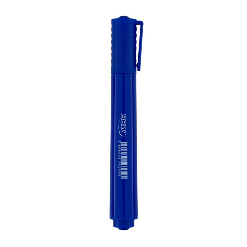 Marcador Permanente Azul c/ Ponta Chanfrada Ca4001 Brw